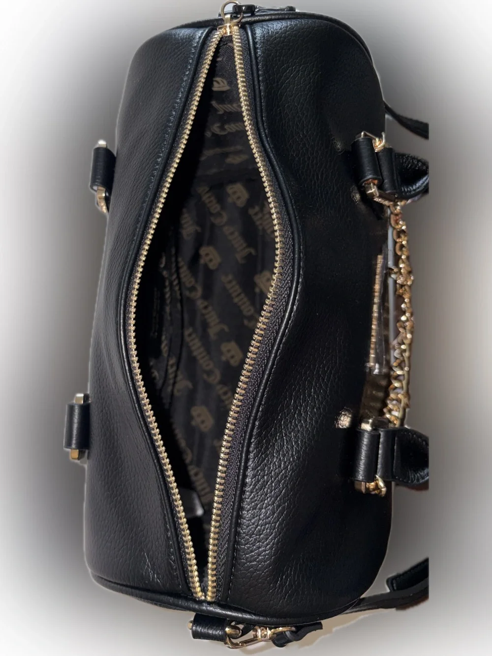 Juicy Couture Exclusive Halloween Boo Crew Black Satchel Trendy & Viral